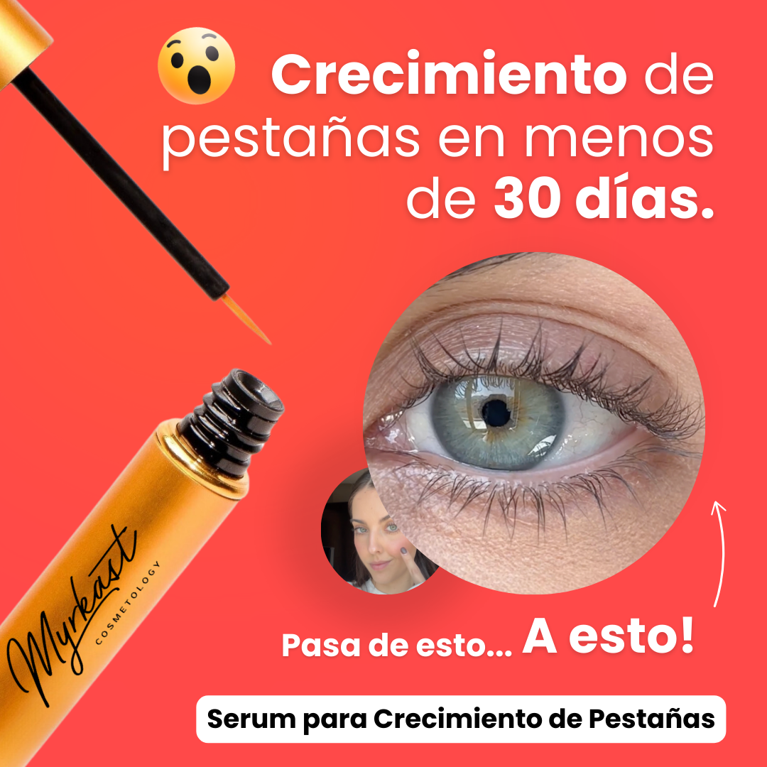 Serum para Crecimiento de Pestañas - Eyelash Boost Serum, Myrkast Cosmetology